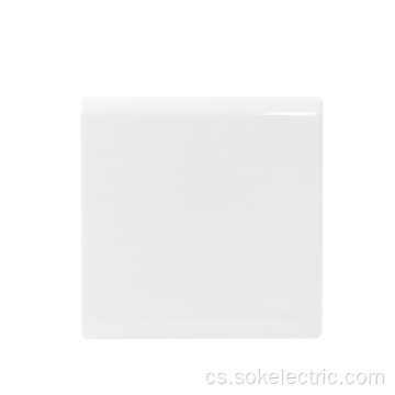 Příslušenství k domácím elektrickým vypínačům 86 Blank Plate White